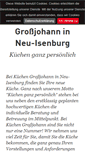 Mobile Screenshot of kuechen-grossjohann.de